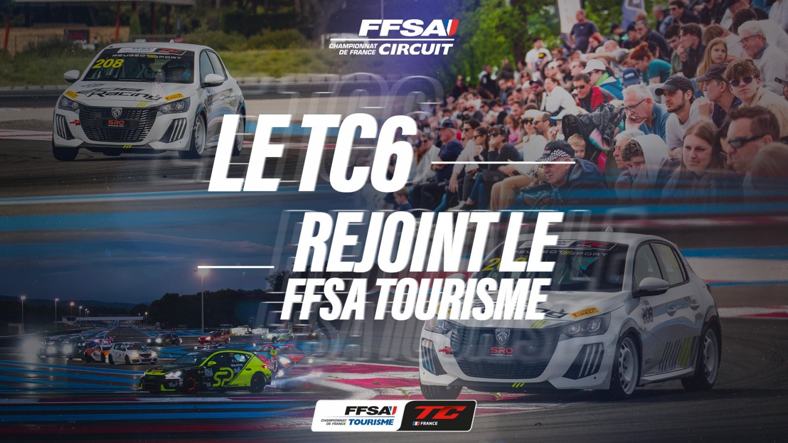 Les voitures TC6 int&eacute;gr&eacute;es &agrave; la classe TCA Light&nbsp;: une nouvelle porte d&rsquo;acc&egrave;s au Championnat de France FFSA Tourisme