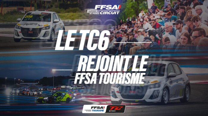 Les voitures TC6 int&eacute;gr&eacute;es &agrave; la classe TCA Light&nbsp;: une nouvelle porte d&rsquo;acc&egrave;s au Championnat de France FFSA Tourisme