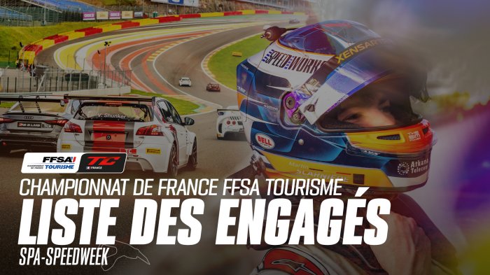 Une superbe grille pour le Championnat de France FFSA Tourisme lors de la Spa Speedweek