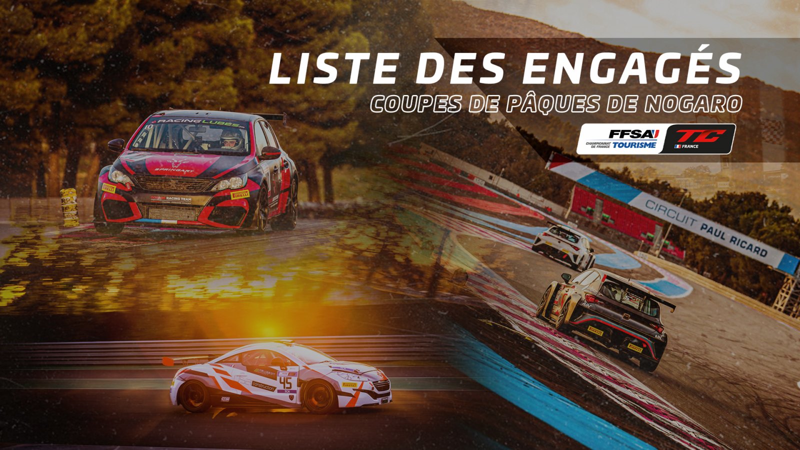 Une rentrée en force pour le Championnat de France FFSA Tourisme à Nogaro !
