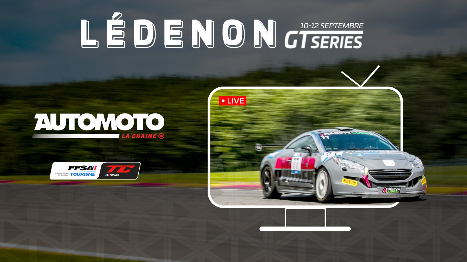 Le Championnat de France FFSA Tourisme en direct sur Automoto la chaîne