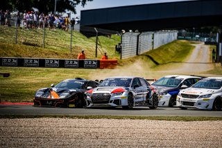 #17 - Espace Racing by CDRS - Franck Labescat - Christian Philippon - Audi RS3 LMS TCR - TCR, #27 - Belt Racing by LVR - Ewen Hachez - Edouard Hery - Ligier JS2R - GT Light, Course 1, D&eacute;part, TC France
 | &copy;&nbsp;SRO - TWENTY-ONE CREATION | Jules Benichou