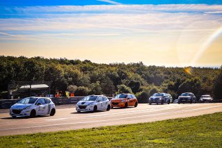 #19 - JSB Compétition - Léo Berson - Peugeot 208 RC - TCA Light, #25 - JFM Racing - Karel Eyoum - Peugeot 208 RC - TCA Light, #44 - JFM Racing - Arthur Salvi - Peugeot 208 RC - TCA Light, Course 3, TC France
 | © SRO / Patrick Hecq Photography
