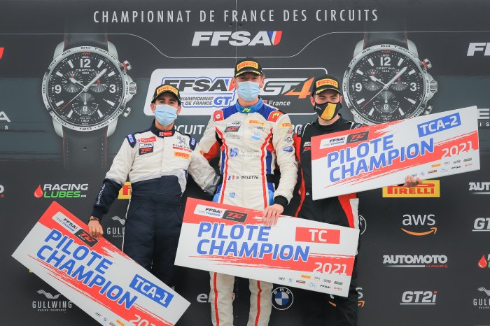 Palette, premier Champion de France FFSA Tourisme